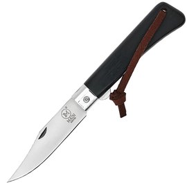 Ніж туристичний Main Knives "Workers line" Clip Point BPW PU Loop Black (1151)