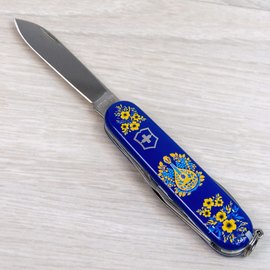Многофункциональный сувенирный нож Victorinox Spartan Ukraine Украинские мотивы (1.3603.2.T1370u)