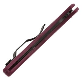Кишеньковий ніж Spyderco Delica 4 Lightweight BB Micro-Melt PD1 FRN Burgundy (C11BGBKP), зображення 5