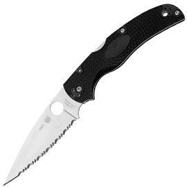 Карманный нож Spyderco Native Chief Lightweight Serrated FRN Black (C244SBK)