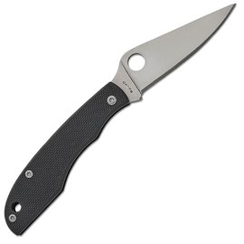 Маленький складной нож Spyderco Grasshopper 12C27 G-10 Black (C138GBKP), изображение 2