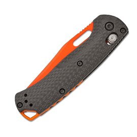Карманный нож Benchmade Mini Taggedout orange CF (15533OR-01), изображение 3