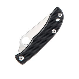 Маленький складний ніж Spyderco Bug 12C27 G-10 Black (C133GBKP), Колір: Чорний, зображення 2