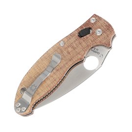 Карманный нож Spyderco Manix 2 CPM Cru-Wear Micarta Brown (C101MPCW2), изображение 6