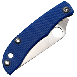 Маленький складний ніж Spyderco Honeybee 12C27 G-10 Blue (C137GBLP), зображення 2
