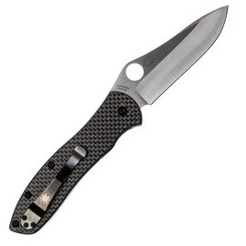 Джентльменский нож Spyderco Bradley Folder 2 CPM M4 Carbon Fiber Black (C134CFP2), изображение 2