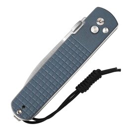 Кишеньковий ніж CJRB Locust AR-RPM9 G10 Grey (J1951-BU), Покриття клинка: Satin, Колір: Сірий, зображення 3