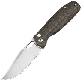Кишеньковий ніж CJRB Prado AR-SFII Micarta OD Green (J1936B-ODG)