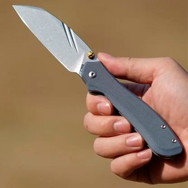 Кишеньковий ніж CJRB Fugly SW AR-RPM9 G10 Gray (J1957-GY), Колір: Сірий, зображення 4