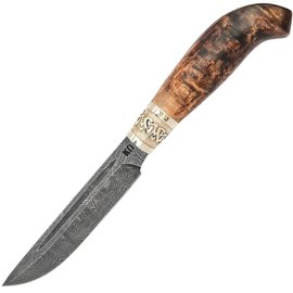 Колекційний ніж R.A.Knives Фінка Мала Дамаск (391.02.49)