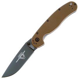 EDC ніж Ontario Knife RAT II AUS-8 BB Coyote Brown (ON8861CB)