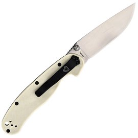EDC ніж Ontario Knife RAT II AUS-8 BB Ivory (ON8861BONE), зображення 2
