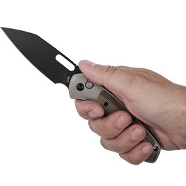 EDC ніж CJRB Perfect Pyrite Project-The Aficionado BB Titanium Gray (J1925AT4-BODG), Колір: Сірий, зображення 5