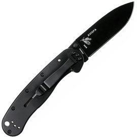 EDC ніж Esee Knives Avispa Black Blade AUS-8 G10 Orange (BRK1301ORB), Покриття клинка: Black, Колір: Помаранчевий, Марка сталі: AUS-8 (8A), Матеріал рукояті: G-10, зображення 2