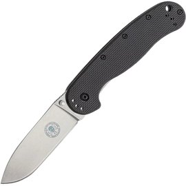 EDC ніж Esee Knives Avispa D2 Nylon Black (BRK1302), Покриття клинка: Satin, Колір: Чорний, Марка сталі: D2, Матеріал рукояті: Нейлон