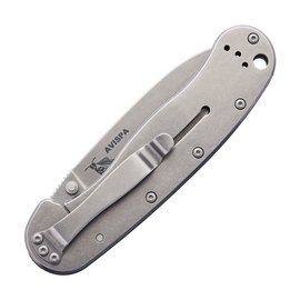 EDC ніж Esee Knives Avispa SK5 Textured polymer Black (BRK1303), Покриття клинка: Satin, Колір: Чорний, Марка сталі: SK-5, Матеріал рукояті: Полімер, зображення 3