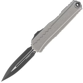 Автоматический выкидной нож Microtech Cypher II D/E Black Blade Standard Natural Clear (1242-1NC)