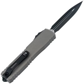 Автоматический выкидной нож Microtech Ultratech Gen III ZBP Double Edge BB Natural Clear (1122-1NC), изображение 2