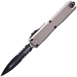 Автоматический выкидной нож Microtech Ultratech Gen III ZBP Double Edge BB PS Natural Clear (1122-2NC)
