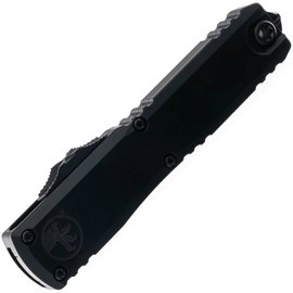 Автоматический выкидной нож Microtech Ultratech GEN III ZBP Double Edge BB Standard Tactical Black (1122-1T), изображение 3