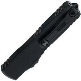 Автоматический выкидной нож Microtech Ultratech GEN III ZBP Double Edge BB Standard Tactical Black (1122-1T), изображение 4