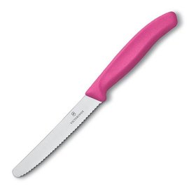 Нож кухонный Victorinox SwissClassic для томатов, розовый 6.7836.L115