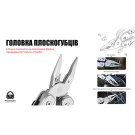 Мультитул Roxon Flash серебристый S803E, изображение 6