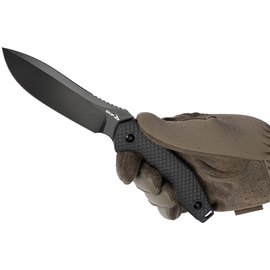 EDC ніж Skif Adventure FB BSW Black (FBL-003BSWB), Покриття клинка: BSW (Black Stonewash), Колір: Чорний, зображення 6