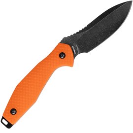 EDC ніж Skif Adventure FB Jr BSW Orange (FBL-003JBSWOR), Покриття клинка: BSW (Black Stonewash), Колір: Помаранчевий, зображення 2