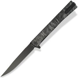 Джентльменский нож Ocaso Solstice Engraved titanium Topo Pattern Black (10ETB), Цвет : Чёрный