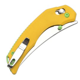 EDC ніж CJRB Nanner Yellow (J1955-YE), Покриття клинка: SW (Stonewash), Колір: Жовтий, зображення 4