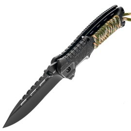 EDC ніж Mil-Tec Paracord M.Fire Starter камуфляж (15318410), Колір: Камуфляж, зображення 2