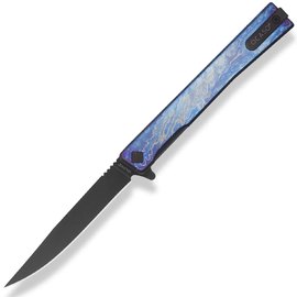 Коллекционный нож Ocaso Solstice Anodized titanium Black (10DBB), Покрытие клинка: Black