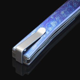 Коллекционный нож Ocaso Solstice Anodized titanium Satin (10DBS), Покрытие клинка: Satin, изображение 4