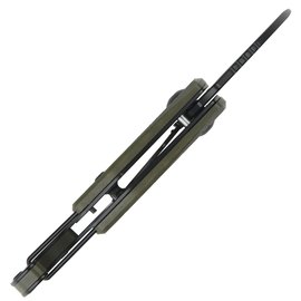 Маленький складаний ніж CJRB Anansi BB Green (J1964-BGN), Покриття клинка: BSW (Black Stonewash), Колір: Зелений, зображення 4