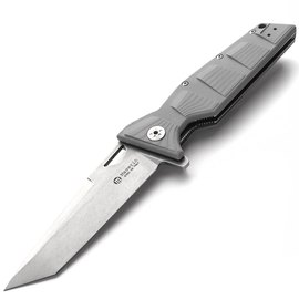 Ніж тактичний Maserin Artiglio сірий (420/G10G), зображення 3