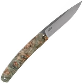 Джентльменский нож Maserin Gourmet зеленый кап тополя (380/RV), Цвет : Зелёный, Материал клинка: Нержавеющая сталь, изображение 2