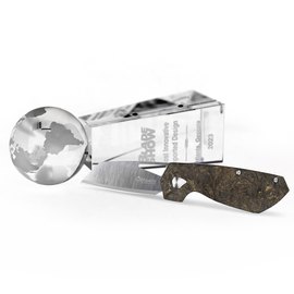 Коллекционный нож Maserin W1 Tungsteno черно-золотистый (373/WTG), изображение 5