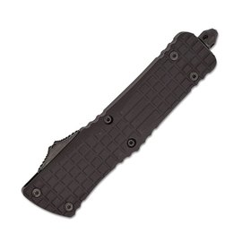 Автоматичний викидний ніж Microtech Combat Troodon Delta OTF, fluted DLC, чорний (142-1CT-DSH), зображення 3