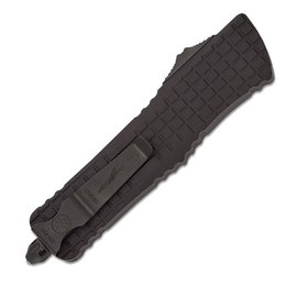 Автоматичний викидний ніж Microtech Combat Troodon Delta OTF, fluted DLC, чорний (142-1CT-DSH), зображення 4