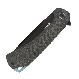 EDC нож Skif Frontier LE Carbon Fiber (EA1B CF), Покрытие клинка: BSW (Black Stonewash), Цвет : Чёрный, изображение 3