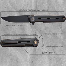 Карманный нож Weknife Navo WE22026-3, изображение 6
