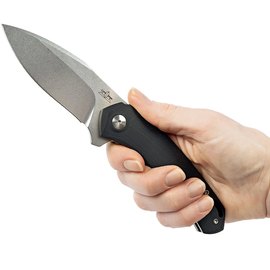 EDC нож Cimmerian Knives С1 SW Black (1462.00.01 ), Покрытие клинка: SW (Stonewash), Цвет : Чёрный, Материал клинка: Инструментальная сталь, изображение 5