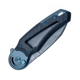 Нож туристический Fox Metamorphosis Damasteel CF blue (FX-556-B1), изображение 4