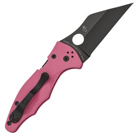 Колекційний ніж Spyderco Yojimbo 2 Black Blade Sprint Run Pink (C85GPNBKP2), зображення 2