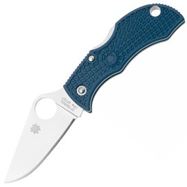 Маленький складной нож Spyderco Manbug CPM SPY27 Cobalt Blue (MPCBL)