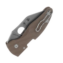Нож для самообороны Spyderco MicroJimbo Sprint Run Brown (C264GPBN15V), изображение 3