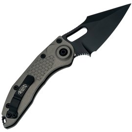 EDC ніж Microtech Stitch Black Blade Natural Clear (169-1NC), зображення 2