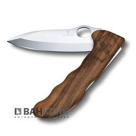 Нож Victorinox Hunter Pro, деревянная рукоять, с чехлом 0.9410.63