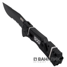 Нож SOG Trident Elite Black Blade (TF106-BX)